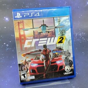 The Crew 2 PS4 PlayStation 4 Ubisoft Racing Game UBP30502118-CVR